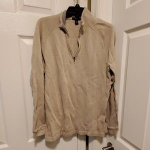 Alfani Quarter Zip Sweater Size Medium